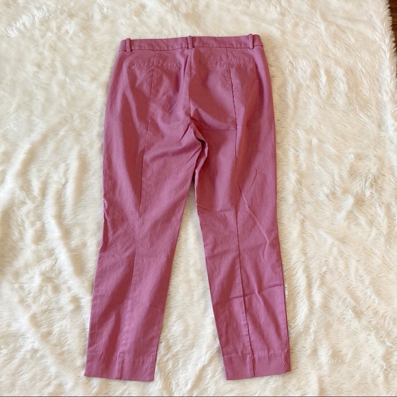 J.Crew Cameron Pink Slim Crop Midrise Chino Pant - Picture 8 of 12